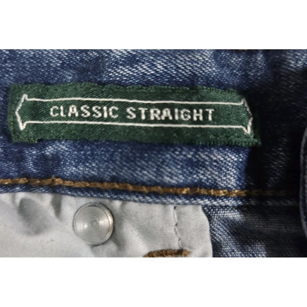 LRL Ralph Lauren Womens Size 12 Blue Classic Straight Leg Denim Jean - Picture 3 of 5